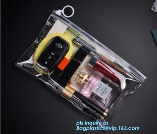 Zip lockk bag with slider, underwear plastic bag with slider Zip lockk, Slider Closure Zip PVC Pack Bag for Tower Clothing P