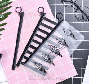Slider Zipper PVC Pouch Clear Vinyl PVC Zip lockk Bag, slider zipper pvc pouch clear vinyl pvc Zip lockk bag, vinyl pvc eva