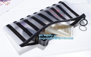 pvc slider bag vinyl Zip lockk bag, vinyl slider Zip lockk waterproof beach bags with zipper, zipper bag vinyl toiletry zipp