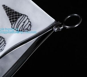 Zipper lock Bag with block slider, PE zipper lock bag, PA plastic bag, slider clothes packing for resealable plastic pe