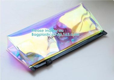Zip lockk plastic waterproof bag for swimsuit, slider zipper pvc pouch Zip lockk bag, facial mask bag custom retail bags cus
