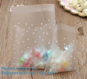 Cookies/Cake/Bread With Tear Notch,Matt OPP Plastic Food Grade Bakery Packaging Bag,Matte Bakery Packaging Bags Cookies,