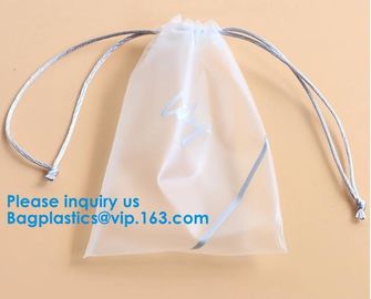 Custom Cosmetic Drawstring EVA Pouch Reusable Bag Cosmetic Pouch Recycled Makeup White EVE Flute Pouches