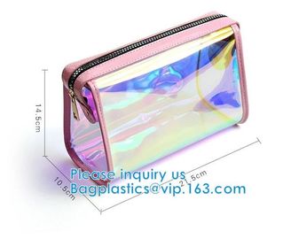 Makeup Bag, Cosmetic Bag, Beachwear bag, Underwear Professional Makeup Bag Slider Closure Zip For Tower Clothing