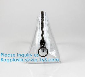Slider Zipper Pvc Pouch Clear Vinyl Pvc EVA Swimwear Packaging Bikini Swimwear Bag Zipper Storage Bag