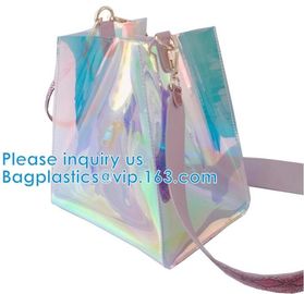 Travel Pouch, Manufacture Clear PVC Zipper Puller Cosmetic Bag,Holographic Travel Pouch Cosmetic Bag Envelope Clutch Bag