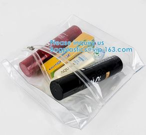 Hologram PVC Makeup Bag Transparent Laser Cosmetic Bag OEM Supplier, Zipper Cosmetic Bag With Handle Plastic Makeup Bag