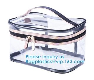 PVC Mini Plastic Cosmetic Bags , Cosmetic Tote Bags Printed Promotional Makeup Bag, Cosmetic bags, swimwearr bag