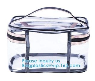 PVC Mini Plastic Cosmetic Bags , Cosmetic Tote Bags Printed Promotional Makeup Bag, Cosmetic bags, swimwearr bag