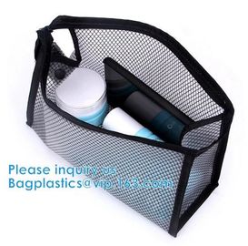 Biodegradable Beach Makeup Cosmetic Bag Vinyl Transparent Clear PVC Zipper Tote Design
