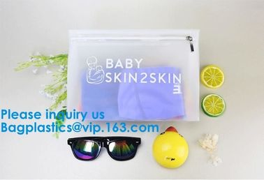 Waterproof eva pouch Zip Lock Custom Clothing Bag LDPE HDPE CPE PPE PVC Plastic Slider Zipper Bag