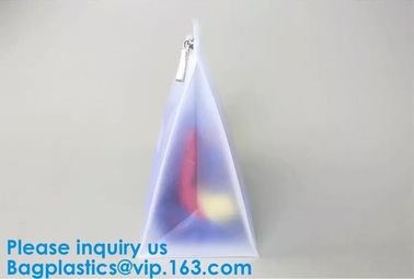 Waterproof eva pouch Zip Lock Custom Clothing Bag LDPE HDPE CPE PPE PVC Plastic Slider Zipper Bag