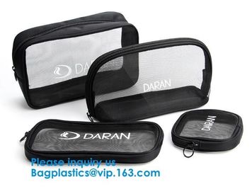 Portable Hanging Waterproof Beauty Makeup Bag Multi Function Travel Mesh Cosmetic Bag, Makeup Bags