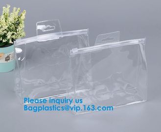Eco-Friendly Heat Seal Frosted PVC /EVA Zip lockk Bag Frost Pvc/Color Pvc Nylon Zipper, Pvc Zipper