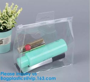 Eco-Friendly Heat Seal Frosted PVC /EVA Zip lockk Bag Frost Pvc/Color Pvc Nylon Zipper, Pvc Zipper