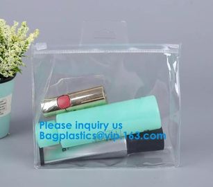 Eco-Friendly Heat Seal Frosted PVC /EVA Zip lockk Bag Frost Pvc/Color Pvc Nylon Zipper, Pvc Zipper