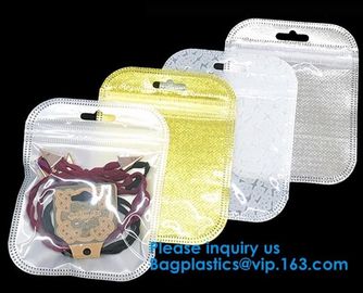 Eco-friendly heat seal frosted PVC /EVA Zip lockk bag, Custom Waterproof Cosmetic Clear Plastic PVC Zipper Bag With Logo