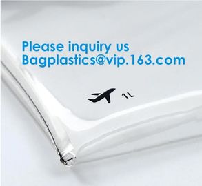 Travel Toiletry Pouch Promotional Zip Lock Pvc Bag With Own Logo Eco-Freindly Transparent Pvc Zipper Pen Pouch