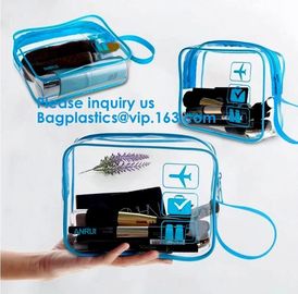 Wallet Women Travel Wash Organizer Pouch,Large Portable Travel Clear PVC Transparent Wash Toiletry Pouch Bag