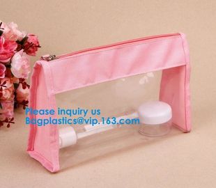 Custom PVC cosmetic bag Zipper Clear Toiletry Bag,Promotional Travel Bag pvc Zipper Bag Custom Logo Toilery Cosmetic Bag