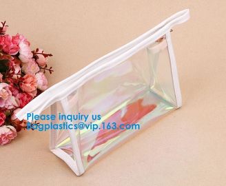 Custom PVC cosmetic bag Zipper Clear Toiletry Bag,Promotional Travel Bag pvc Zipper Bag Custom Logo Toilery Cosmetic Bag