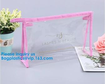 Bright color Cosmetic Clear Beautiful Fashion Clear Cosmetic Bag,Coin Pouch Card Purse Zipper Small Wallet Women