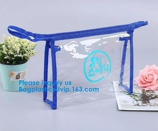 Bright color Cosmetic Clear Beautiful Fashion Clear Cosmetic Bag,Coin Pouch Card Purse Zipper Small Wallet Women