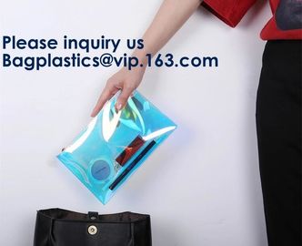 Eva Clear Vinyl Makeup Cosmetic Bag , Cosmetic Travel Bag Promotional Printing,Embroidery,Metal Plate Thermal Transfer