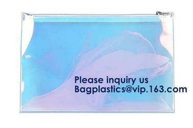 Eva Clear Vinyl Makeup Cosmetic Bag , Cosmetic Travel Bag Promotional Printing,Embroidery,Metal Plate Thermal Transfer