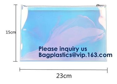 Eva Clear Vinyl Makeup Cosmetic Bag , Cosmetic Travel Bag Promotional Printing,Embroidery,Metal Plate Thermal Transfer