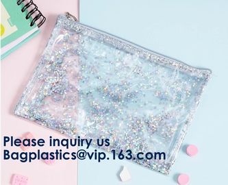 Window Makeup Cosmetic Bag Aluminum Foil Zip Lock EVA PVC Travel Accessorie,OEM and ODM Orders are welcome