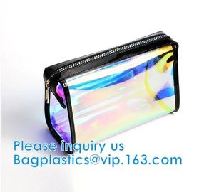 Makeup Cosmetic Bag Underwear Professional Makeup Bag Slider Closure Zip For Tower Clothing Slider Zipper Bag