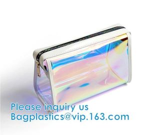 Makeup Cosmetic Bag Underwear Professional Makeup Bag Slider Closure Zip For Tower Clothing Slider Zipper Bag