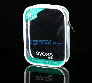 Customized Size And Thickness PVC Travel Slider Bag,Frosted Cosmetic Garment Poly Zip lockk Bag Matte Plastic Bag Bagease