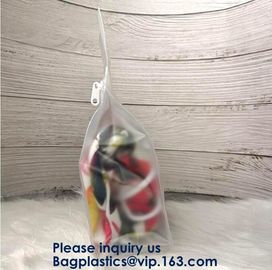 Slider Zipper Pvc Pouch Clear Vinyl Pvc Zip lockk Bag,Package Vinyl Transparent Pvc Bag Cosmetic Packing Bagease