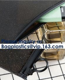 Frosted Plastic PVC Slider Zipper Bag,Pvc Food Grade Plastic PE Slider Zipper Bag For Frest Fruit Suit Packing Bagease