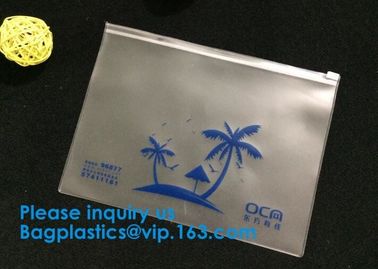 PVC Slider Frosted Zipper Bag ,Plastic Packing Bag With Zipper, Resealable Poly Bags,Slider Zipper Bag Clear Pvc Packagi