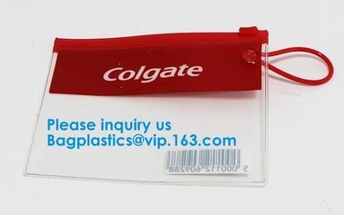 Custom Waterproof Clear PVC Slider Zip lockk Bubble Cosmetic Bags,Clear PVC PP OPP PE LDPE slider bag,Vinyl Pvc Zip lockk Ba