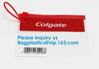 Custom Waterproof Clear PVC Slider Zip lockk Bubble Cosmetic Bags,Clear PVC PP OPP PE LDPE slider bag,Vinyl Pvc Zip lockk Ba