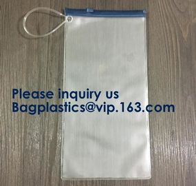 Custom Waterproof Clear PVC Slider Zip lockk Bubble Cosmetic Bags,Clear PVC PP OPP PE LDPE slider bag,Vinyl Pvc Zip lockk Ba