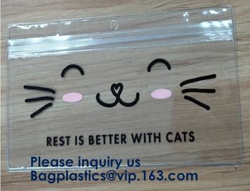 PVC backseal bag, PVC adhensive bag, PVC adhensive envelope, Document attacched BAGS, Metal buckel zipper lock bags