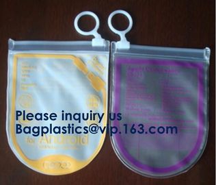 Excellent Quality Slider Zipper Clear Smartphone Waterproof Packaging Pvc Transparent Bag,Customized Pvc Plastic Zipper