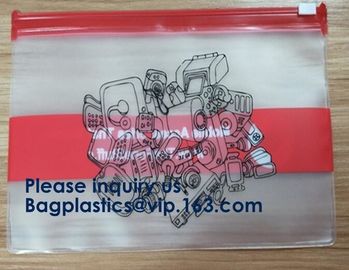 Biodergadable Customized Pvc Plastic Zipper Slider Bag Makeup Zipper Bag For Travel Slider Zipper Bag With Zipper