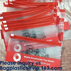 Biodergadable Customized Pvc Plastic Zipper Slider Bag Makeup Zipper Bag For Travel Slider Zipper Bag With Zipper