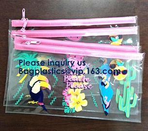 Waterproof Slider Zip Lock Documents Pvc Eva Bag With Logo Printing,Zip Lock Eva Bag,Frosted Eva Bag,Matte Pvc Bag