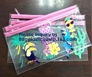 Waterproof Slider Zip Lock Documents Pvc Eva Bag With Logo Printing,Zip Lock Eva Bag,Frosted Eva Bag,Matte Pvc Bag