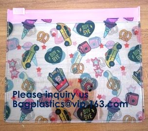 Waterproof Slider Zip Lock Documents Pvc Eva Bag With Logo Printing,Zip Lock Eva Bag,Frosted Eva Bag,Matte Pvc Bag