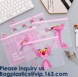 Transparent Clear Slider Zipper Bag Zip lockk Bag For Stationery,Matte Slider Zipper Top Soft Touch PE Polybags Bag