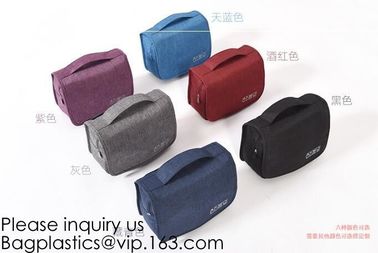 16 OZ Washed Canvas Travel Toiletry Bag Lady Pouch Classical Men And Women Blank Cosmetic Bag, bagease, bagplastics