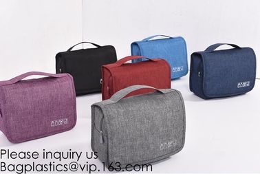 16 OZ Washed Canvas Travel Toiletry Bag Lady Pouch Classical Men And Women Blank Cosmetic Bag, bagease, bagplastics